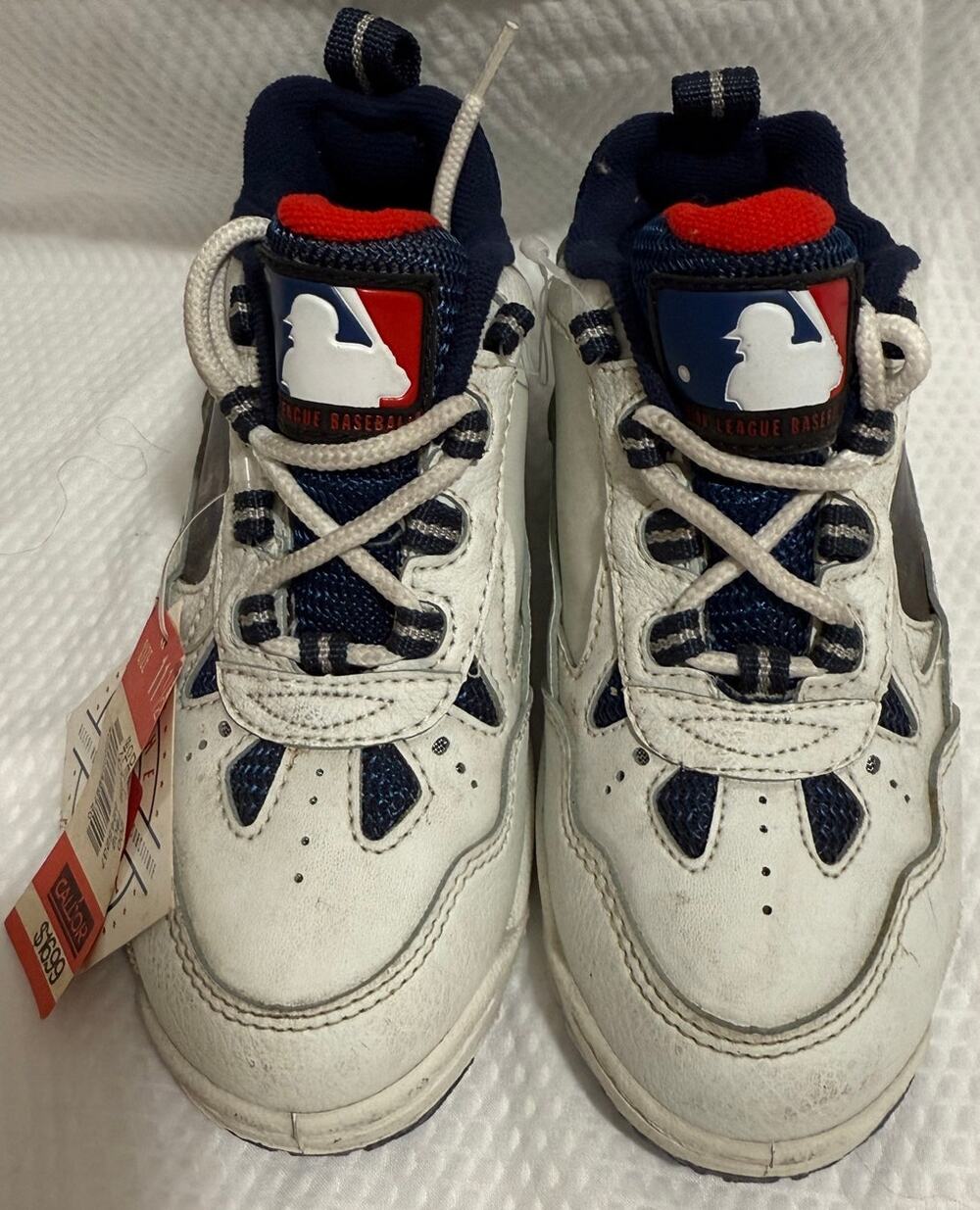 Vintage Kids MLB New York Yankees Sneakers w/Hologram Sides - 11.5 Youth NWT